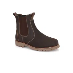 Harrytech London Men Brown Solid Heeled Regular Boots