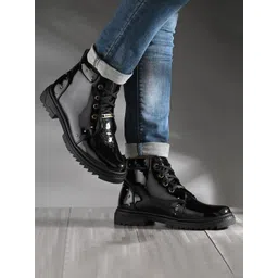 Vellinto Men Round Toe Regular Boots