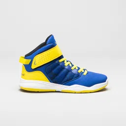 Kids' Beginner Basketball Shoes SE100 - Blue/Yellow