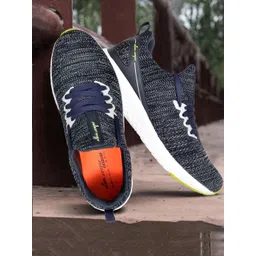 Allen Cooper Men Mesh Running Non-Marking Anti Odour Lace-Ups Sports Shoes