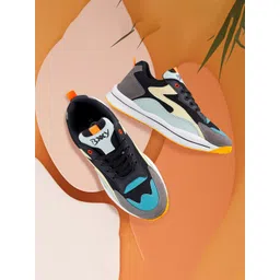 Bxxy Men Flyknit Textile Lightweight Non-Marking Running Shoes