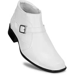 Royal Look Shoes for Men/Casual Shoes for Men/Latest Patent Leather Zip/Chain Boots For Men