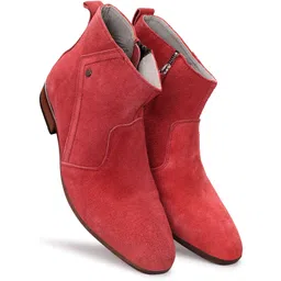 Men’s Suede Leather Ankle Length Boots with Side Zipper | Boots For Men