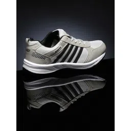 ASIAN Men Grey Mesh Running Shoes