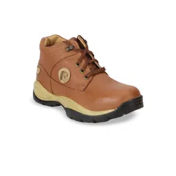 Red Chief Men Tan Leather Shoes