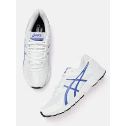 ASICS Men Woven Design Gel-Galaxy 8 B Running Shoes with Brand Logo Detail