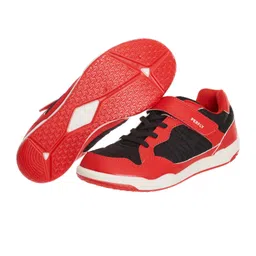 Junior Badminton Shoes BS 190 Red Navy