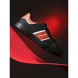 Jack & Jones Men Round Toe Memory Foam Lace-Ups Sneakers