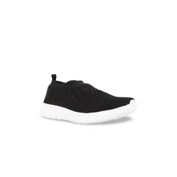 North Star Women Black PU Sneakers