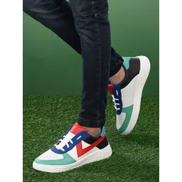 Mactree Men Colourblocked Comfort Insole Basics Sneakers