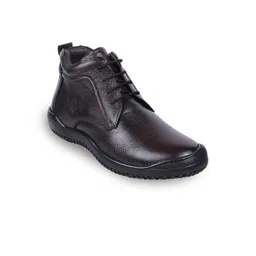 Mochi Men Textured Comfort Insole Mid-Top Lace-Ups Sneakers