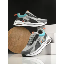 Layasa Men Colourblocked Round Toe Comfort Insole Sneakers