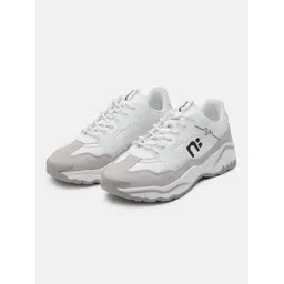 nubeat GROOVESTAR White Leather Men Sneakers