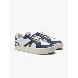 Lacoste Men's L004 Trainers Colourblocked Leather Sneakers