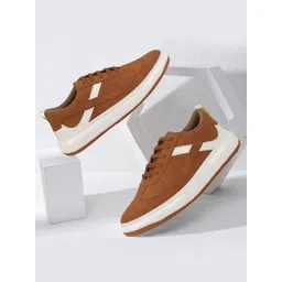 FAUSTO Men Round Toe Memory Foam Lightweight Sneakers