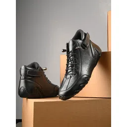 KARADDI Men Memory Foam Lightweight High-Top Boat Shoes