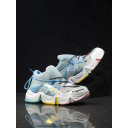 knoos Women Colourblocked Water Repellent Upper Mesh Sneakers