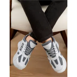 Bxxy Men High-Top Running Non-Marking Air Max Lace-ups Sports Elevator Shoes