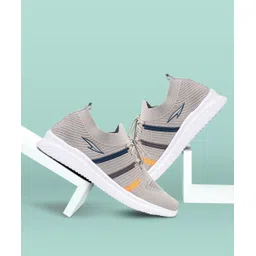 Hattrick-14 sports shoes for men | Latest Stylish Casual sneakers for men | running shoes for boys | Lace up lightweight grey shoes for running, walking, gym, trekking, hiking & party Walking Shoes For Women