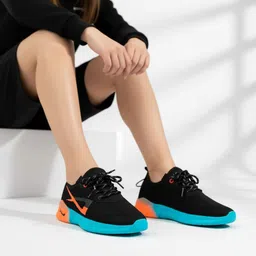 Fashionable Mens Black Sports Shoes For Running, Gyming, Walking, Cycling, Jogging, Bowling, Cricket, Dancing And outdoor Casual Shoes. Running Shoes For Men