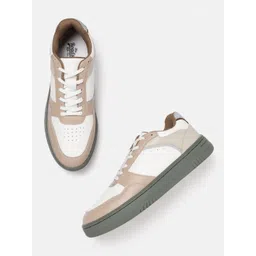 Roadster The Life Co. Women Colourblocked Perforated Sneakers