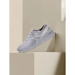 Newfeel By Decathlon Men Grey Mesh Walking Non-Marking Shoes