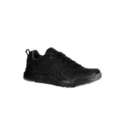 Newfeel By Decathlon Men Black Synthetic Walking Shoes