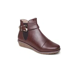 VALIOSAA Women Textured Mid-Top Winter Boots