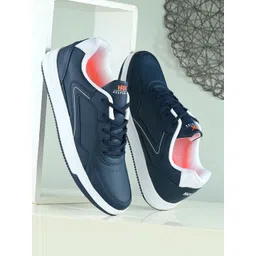 HRX by Hrithik Roshan Men Navy Blue & White Lightweight Comfort Gamescape Sneakers