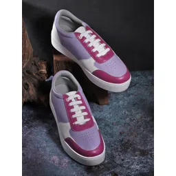 The Roadster Lifestyle Co. Women Round-Toe Perforated Sneakers