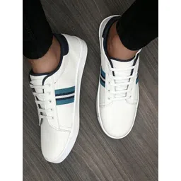 Roadster Men White Colourblocked Sneakers