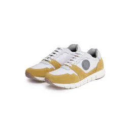 RARE RABBIT Men Macron Colourblocked Suede Sneakers