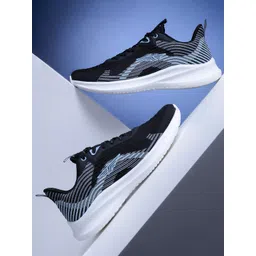 Red Tape Men Black Textile Walking Shoes