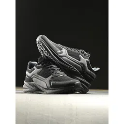 HRX by Hrithik Roshan Men Black FIGHTER Lace Up Running Shoes