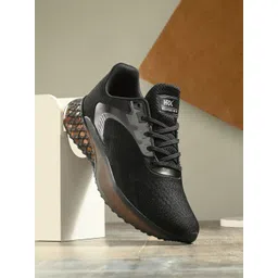 HRX by Hrithik Roshan Men Black & Grey Mesh Walking Shoes