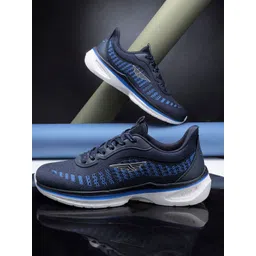Red Tape Men Navy Blue Mesh Walking Shoes