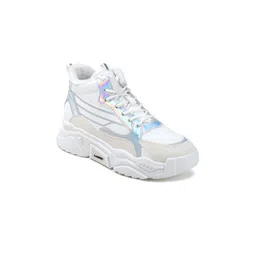 CASSIEY Women Textile High-Top Walking Shoes