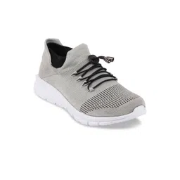 FAUSTO Men Grey Mesh Walking Shoes