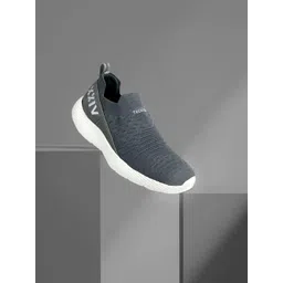 KazarMax Men TechKnit Textured Slip On Sneakers