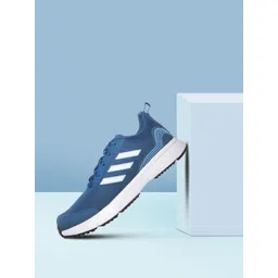 ADIDAS Men Blue Woven Design Runmagica Running Shoes