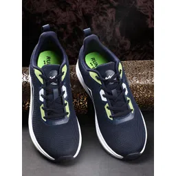 Campus Men Blue Mesh Running Shoes