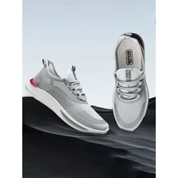 Bruton Men Mesh Lightweight Lace-Up Running Shoes