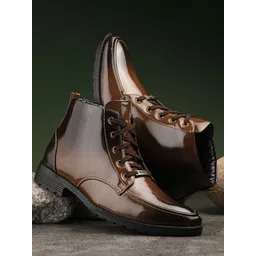 Vellinto Men Round Toe Regular Boots