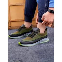 HERE&NOW Men Mesh Running Shoes