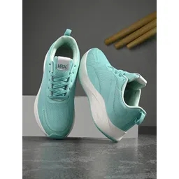 HRX by Hrithik Roshan Women Green Mesh Flyknit Running Marking Shoes