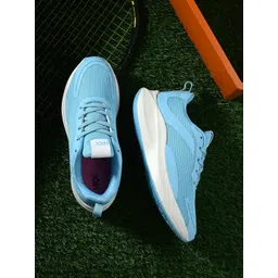 HRX by Hrithik Roshan Women Blue Mesh Flyknit Running Non-Marking Shoes