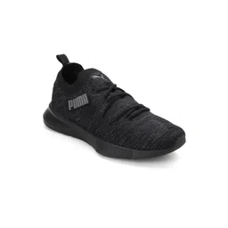Puma Men Textured Flyer Runner Engineered Knit Textile Sports Shoes