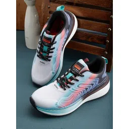 Koburg Men Textured Round Toe Running Shoes