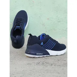 Aqualite Men Blue Mesh Walking Non-Marking Sports Shoes With Air Technology