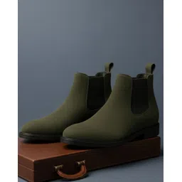 Chelsea Luxury Solid Outdoor, Trendy, Lightweight, Cushioned Footbed Boots For Men